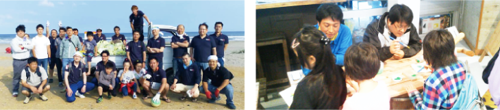 商工会青年部によるボランティア活動