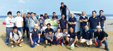 商工会青年部によるボランティア活動1